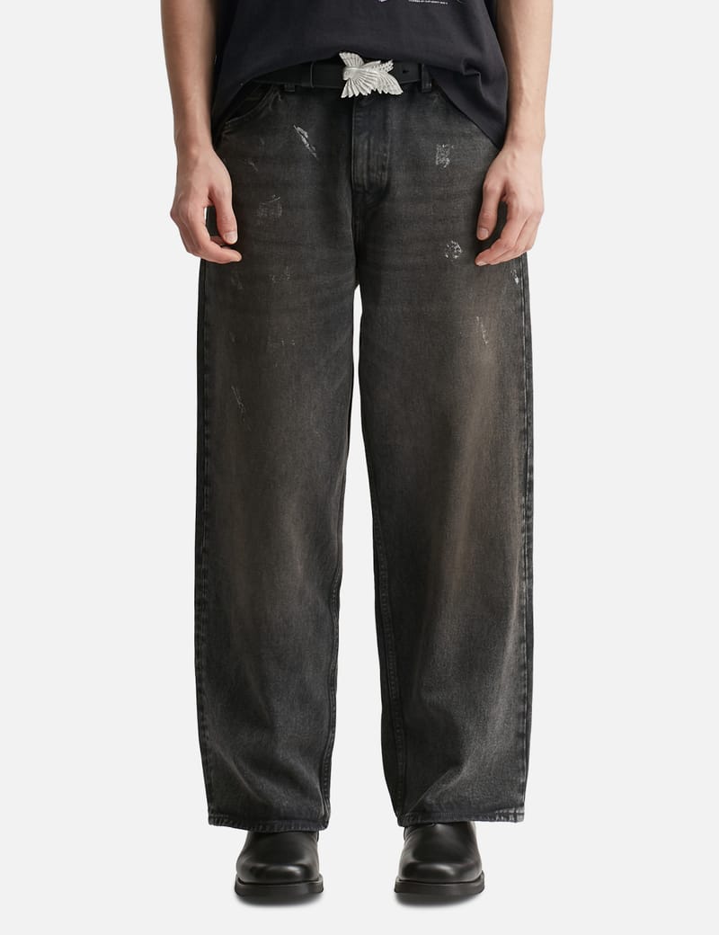 Our Legacy Vast Cut - Wide high-rise Italian denim with vintage