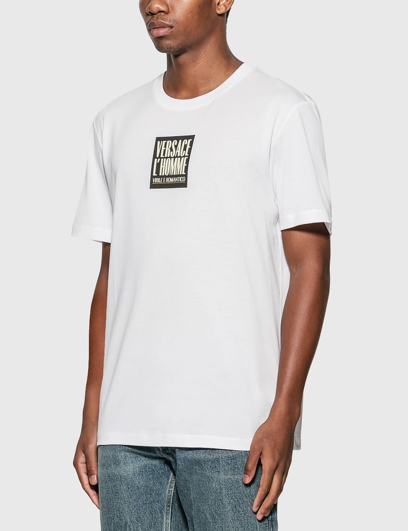 Tee shirt homme online versace