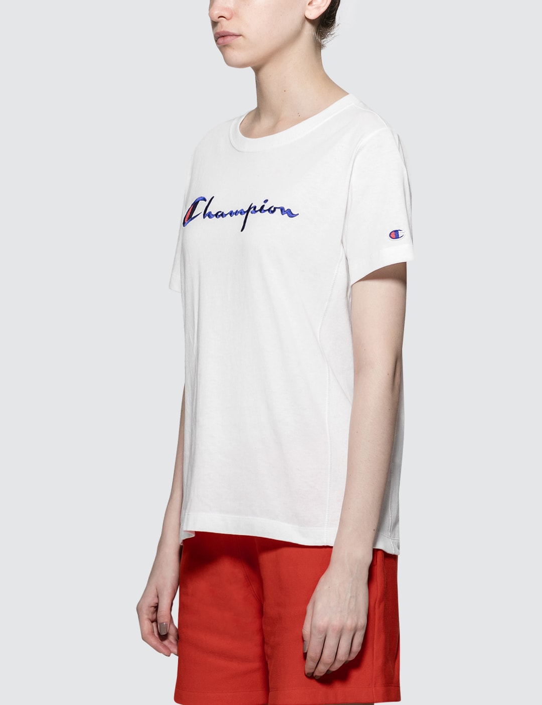 Champion Reverse Weave - Oversized Classic Script T-Shirt | HBX ...