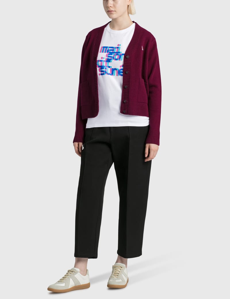 BABY FOX PATCH BOXY CARDIGAN