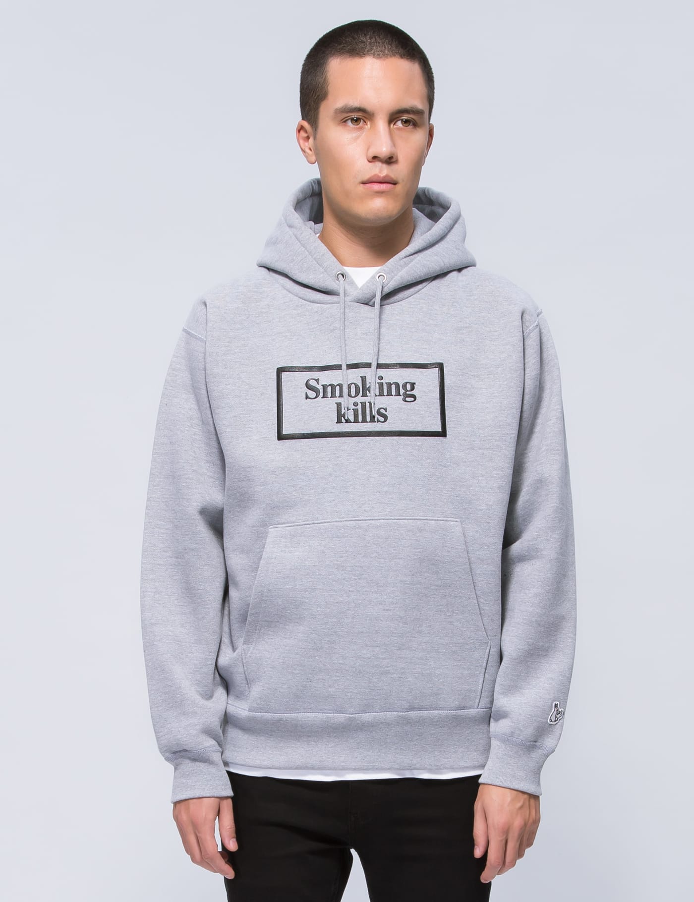 FR2 - Puff Paint Smoking Kills Hoodie | HBX - Globally Curated
