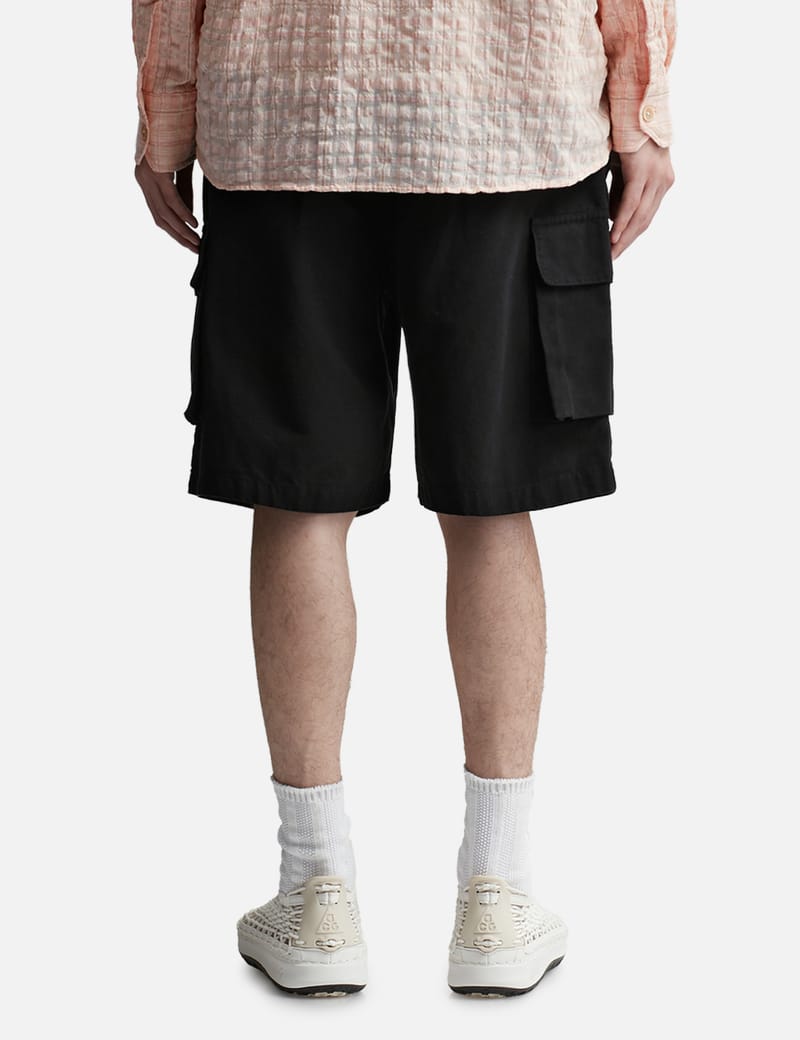 パンツ OUR LEGACY mount shorts Black canvas Our Legacy - Mount Shorts Black Canvas