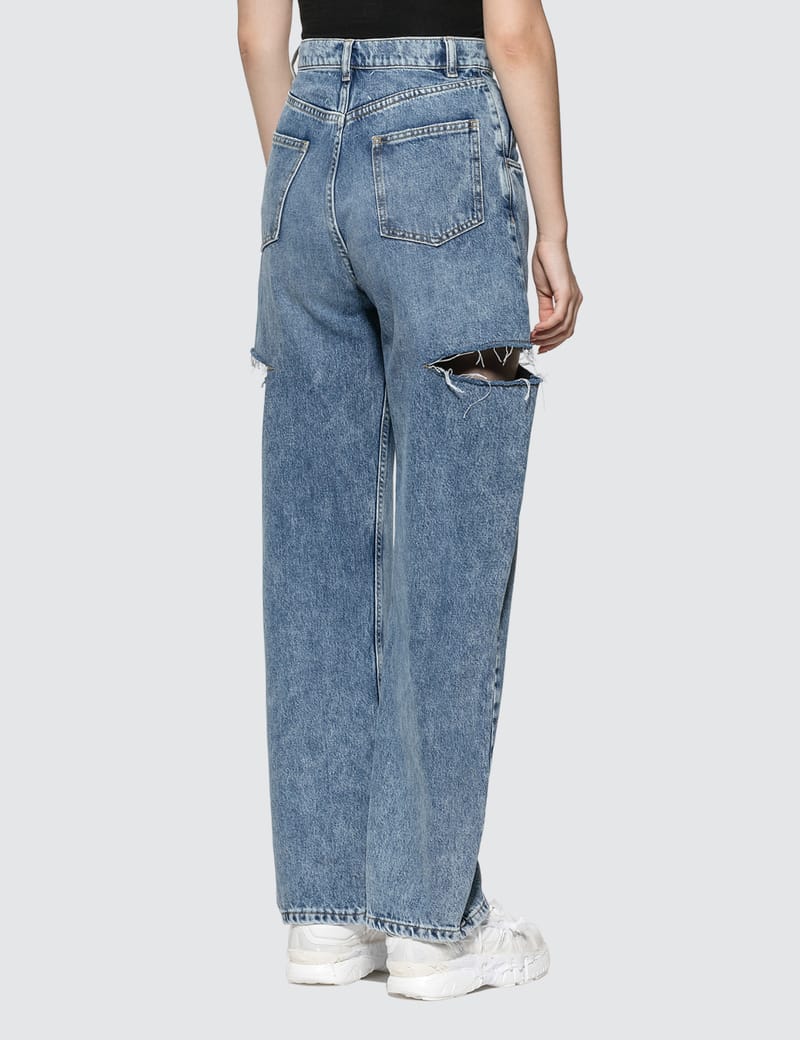 Maison Margiela - Denim Jeans With Slash Details | HBX - Globally