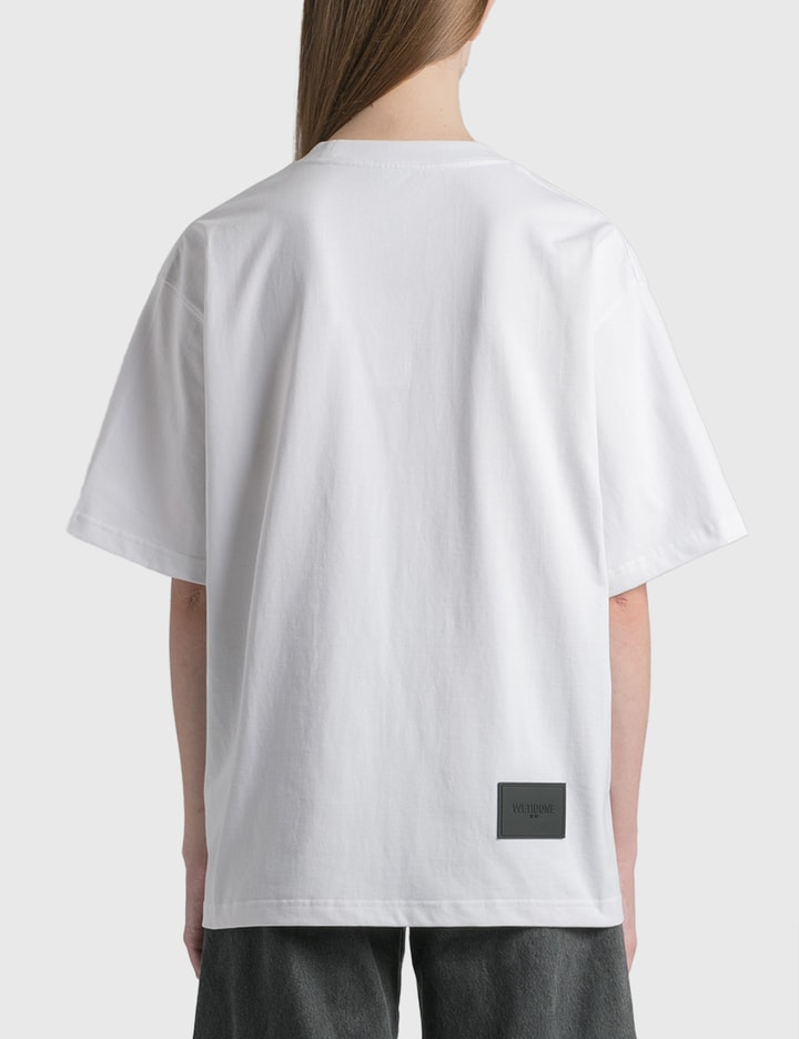 We11 Done Old School Campus Logo-print T-shirt In White | ModeSens