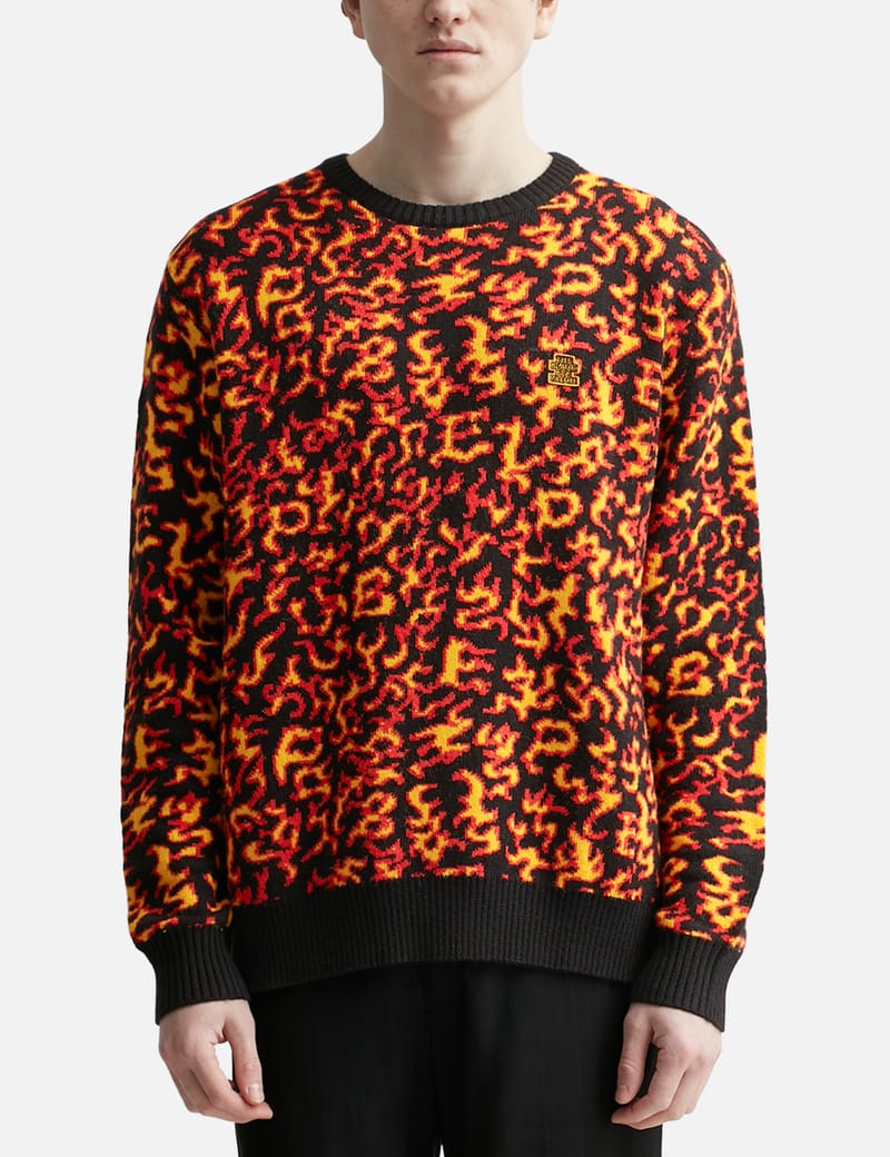 BlackEyePatch - OG Flames Knit Sweater | HBX - Globally Curated