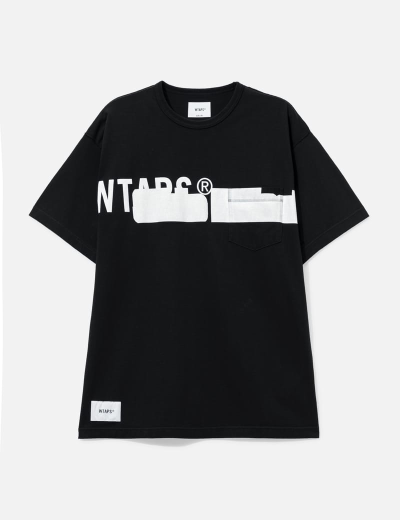 WTAPS ACADEMY / SS / COTTON - Soft cotton tee with chest appliqué