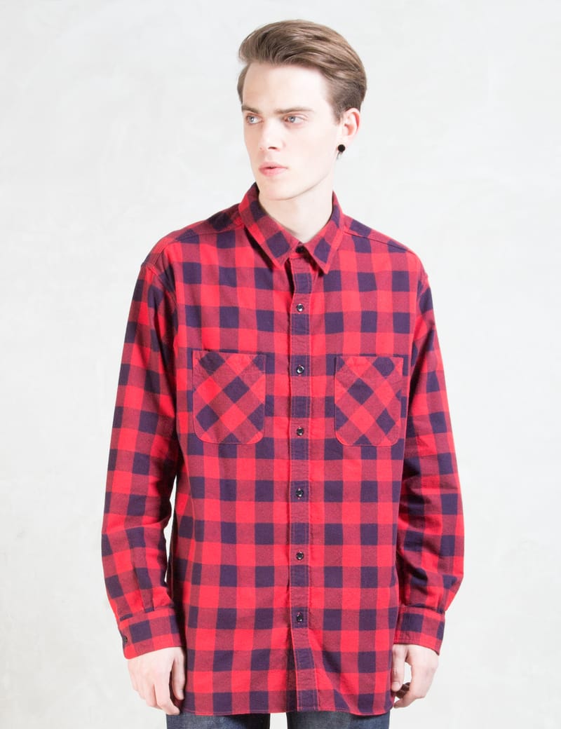 UNUSED - Red Check US1042 L/S Shirt | HBX - Globally Curated