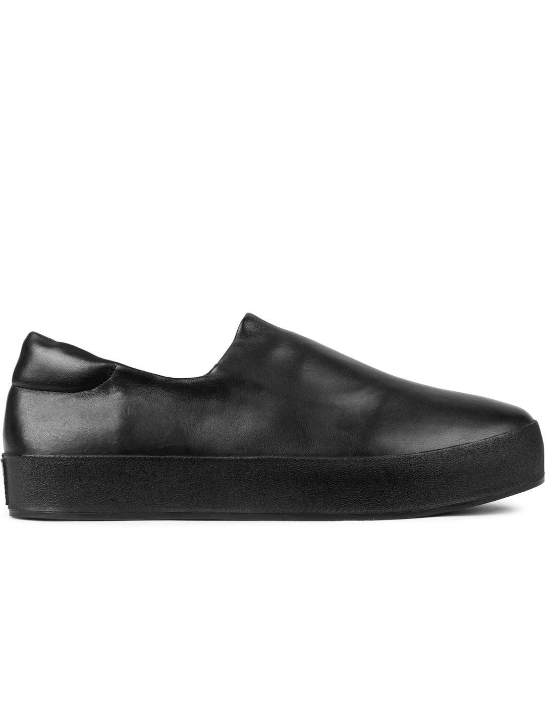 Opening Ceremony Black Leather Slip On Platform Sneakers HBX Globally Curated Fashion and