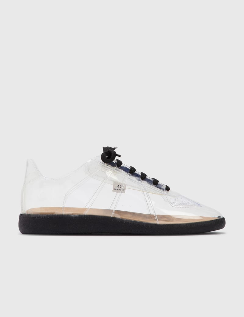 【関税＆送料込み】Maison Margiela Semitransparent High Nec Maison Margiela - Replica Transparent Sneaker | HBX