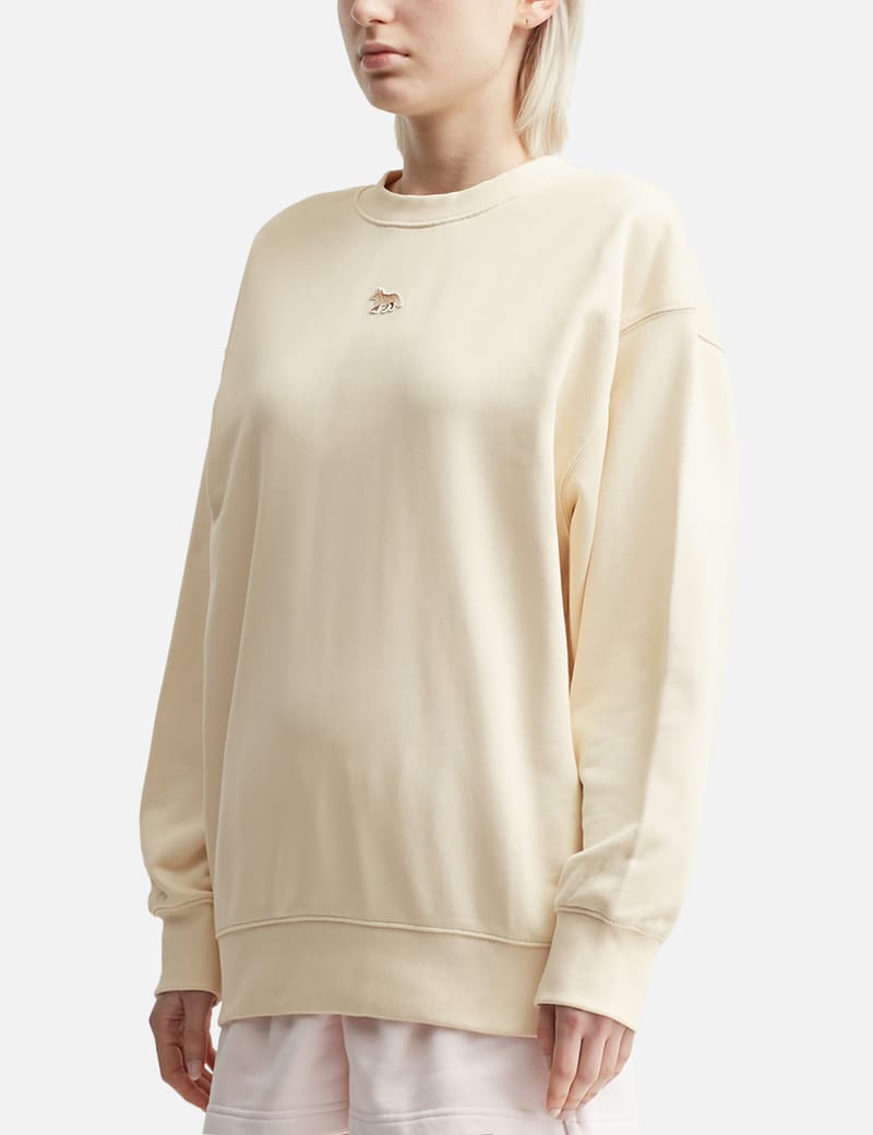 Maison Kitsuné - Baby Fox Patch Oversize Sweatshirt | HBX