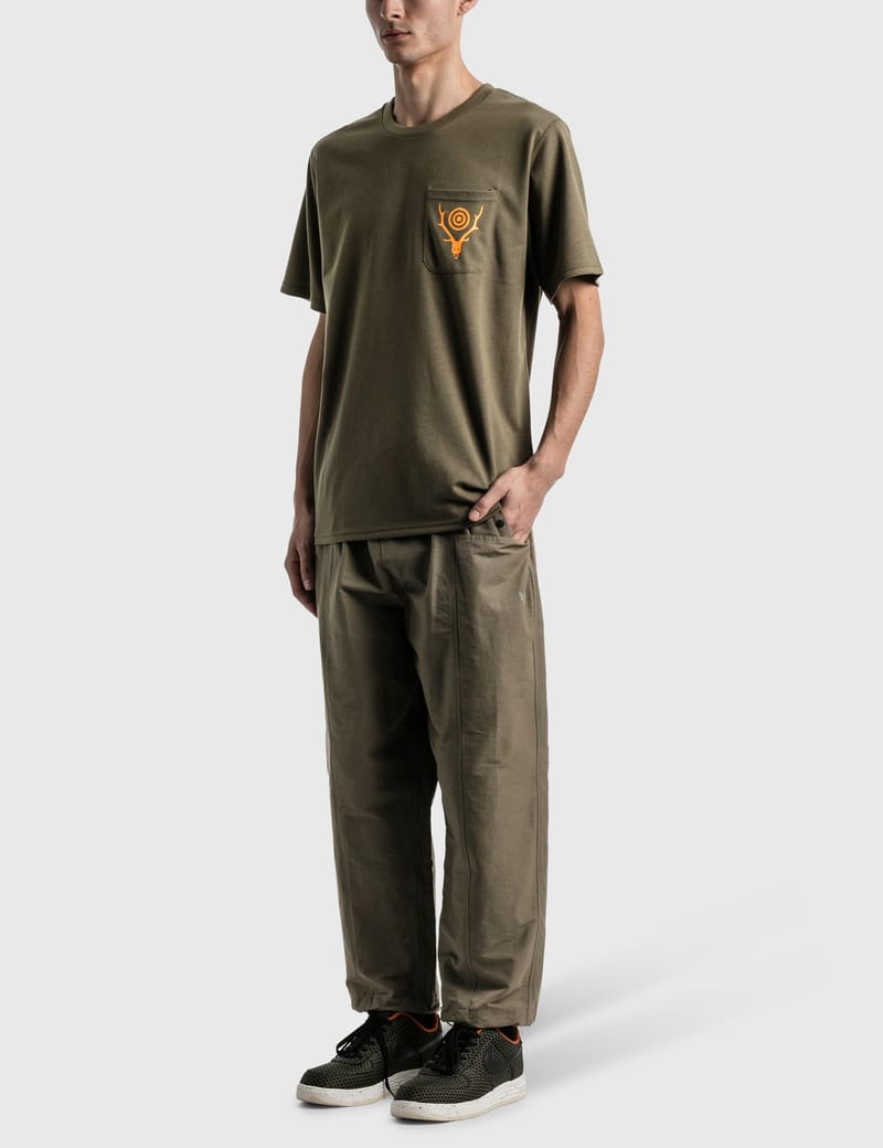 South2 West8 - Round Pocket T-shirt | HBX - Globally Curated ...