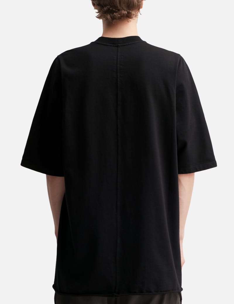 Rick Owens DRKSHDW クロップド丈 ワイド Tシャツ ブラック Rick Owens DRKSHDW Black Jumbo T-Shirt Rick Owens Drkshdw