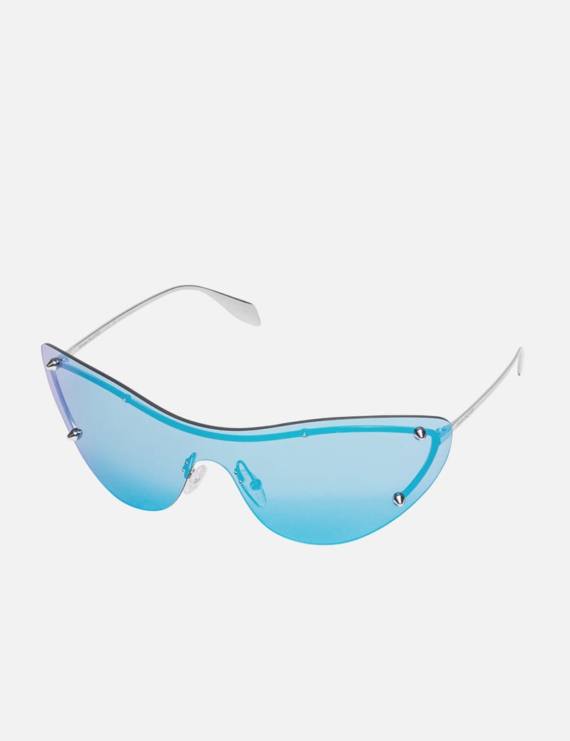 Alexander McQueen - Spike Studs Cat-eye Mask Sunglasses