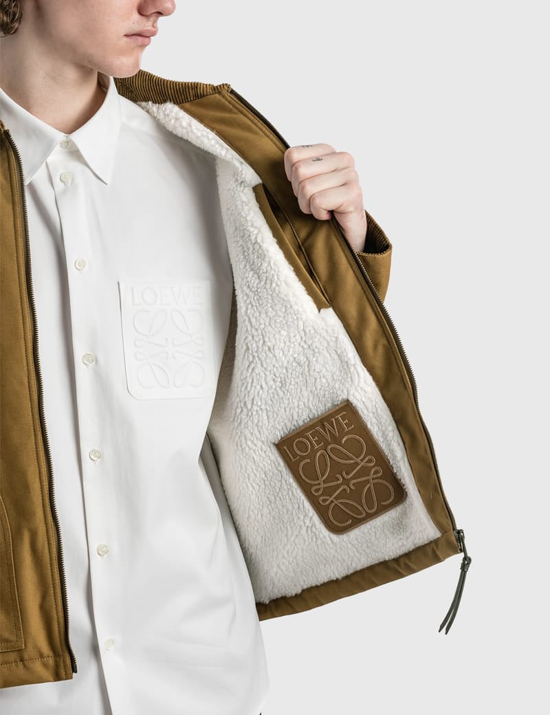 Loewe - ZIPPED WORKWEAR JACKET | HBX - Globally Curated Loewe - ZIPPED WORKWEAR JACKET | HBX - Globally Curated