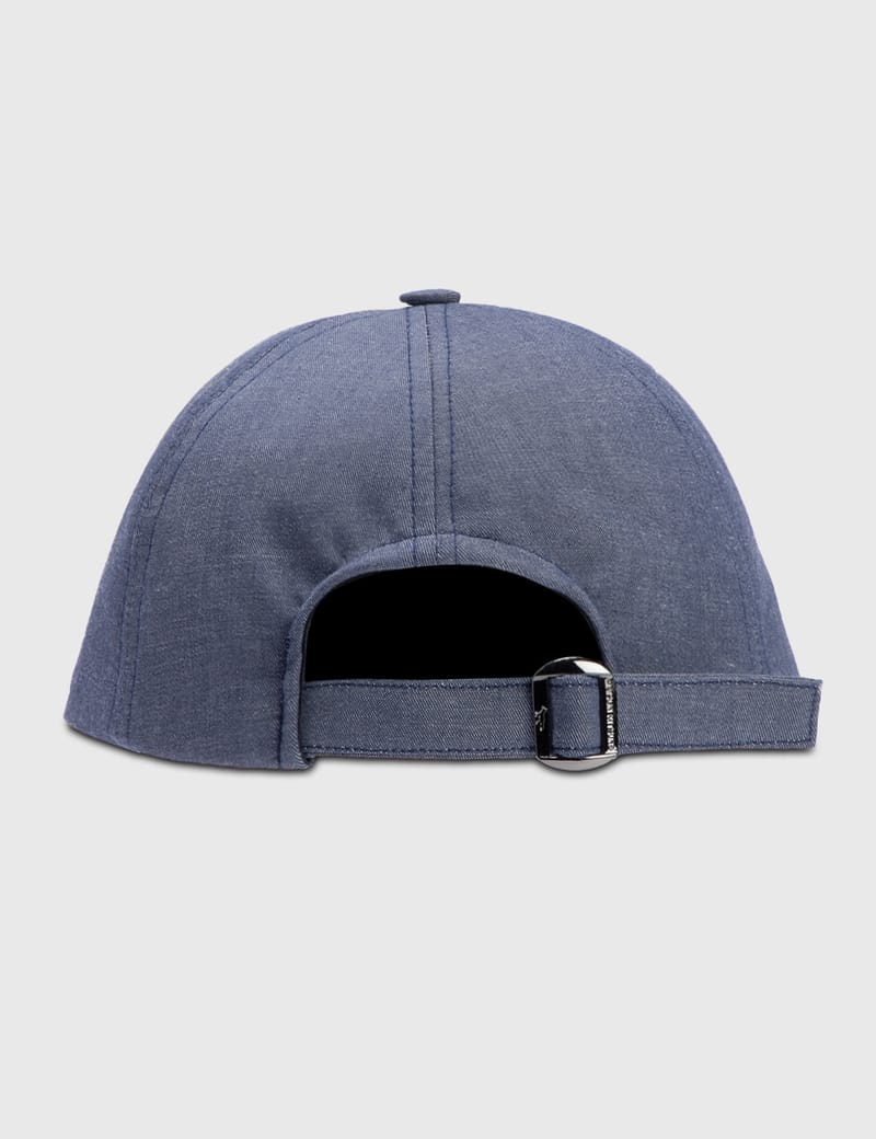 Maison Kitsuné - Small Fox Head Embroidery 6P Cap | HBX - Globally