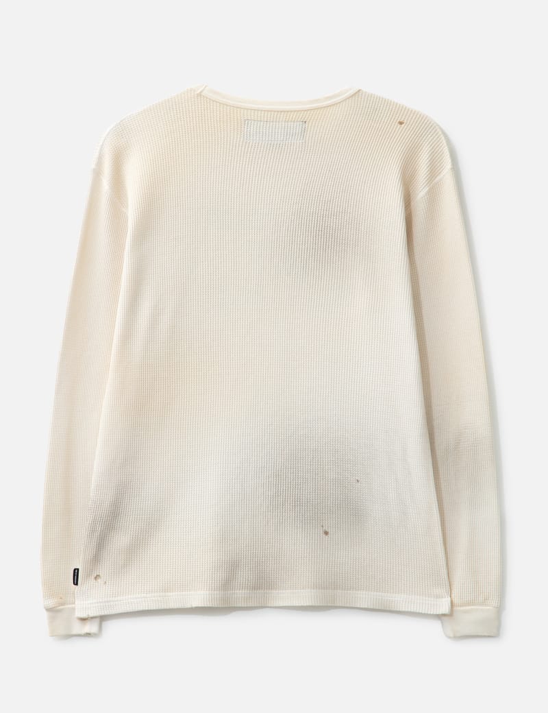 NEIGHBORHOOD NH x OOTD . Waffle Fabric Crewneck Long Sleeve - Mid