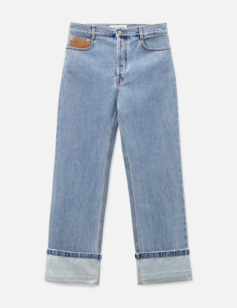 Loewe - Fisherman Turn-up Jeans | HBX - Globally Curated Fashion 