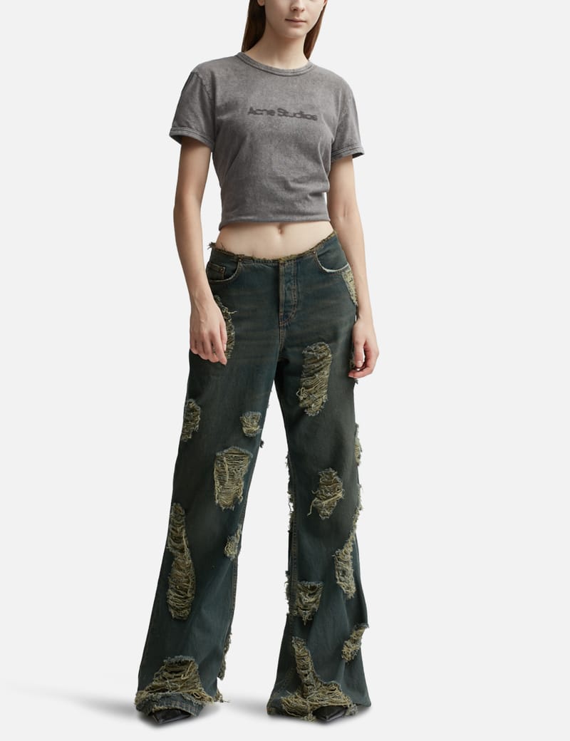 アクネ ストゥディオズ - 1981 LOOSE FIT LOW WAIST JEANS | HBX
