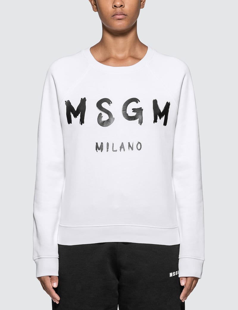 MSGM - エムエスジイエム  2741MDM89 ロゴプリントスウェット レディース S MSGM フロント ロゴ トレーナー 2741MDM89 エムエスジーエム MSGM