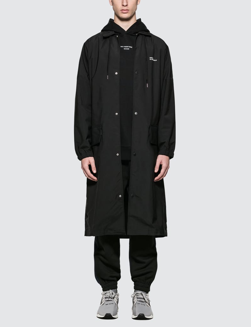 Drôle de Monsieur - NFPM Collared Long Raincoat | HBX - Globally