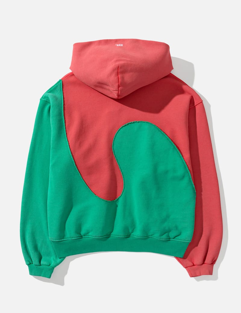 ERL - UNISEX SWIRL FLEECE HOODIE JERSEY | HBX - ハイプビースト ...