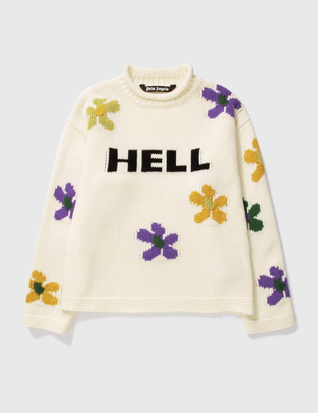 【Palm Angels】HELL'S FLOWERS SWEATER Lサイズ