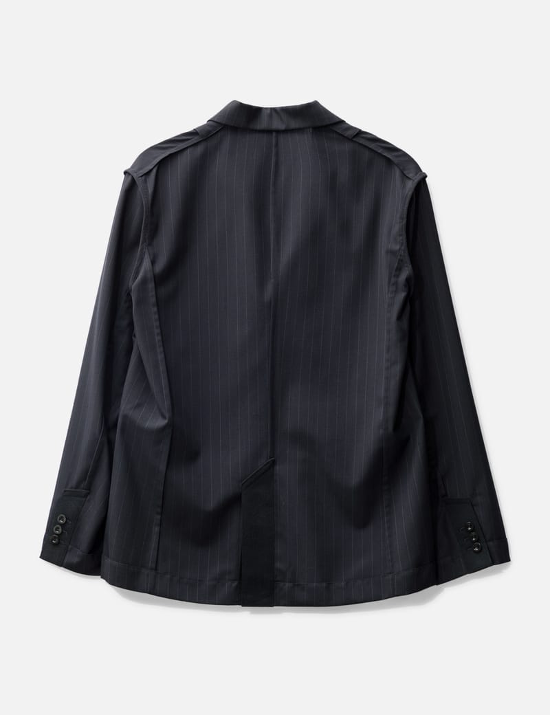 Sacai - Chalk Stripe Jacket | HBX - Globally Curated Fashion and