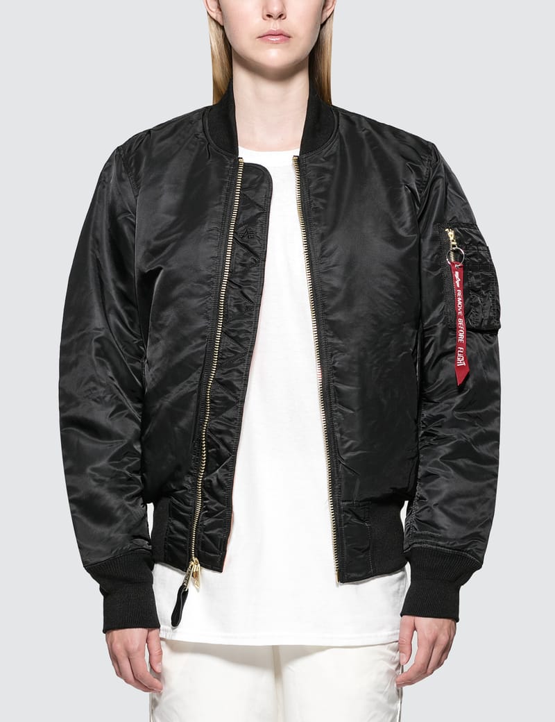 Alpha Industries - MA-1 Blood Chit Flight Jacket | HBX - Globally