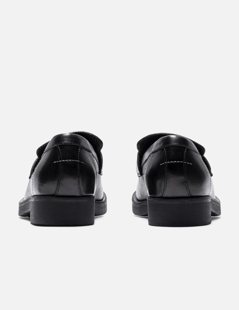 MM6 Maison Margiela City Biker Loafers - イタリア製スムースカーフ