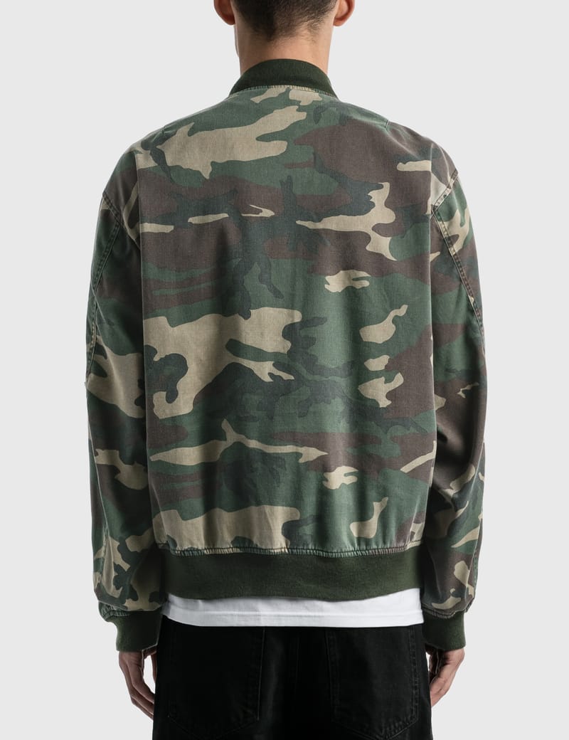 Fostex Garments - Vintage Wash Camo Bomber Jacket | HBX - Globally