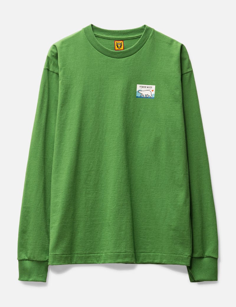 今期 ヒューマンメイド GREEN tシャツ Ｌsize - Tシャツ/カットソー