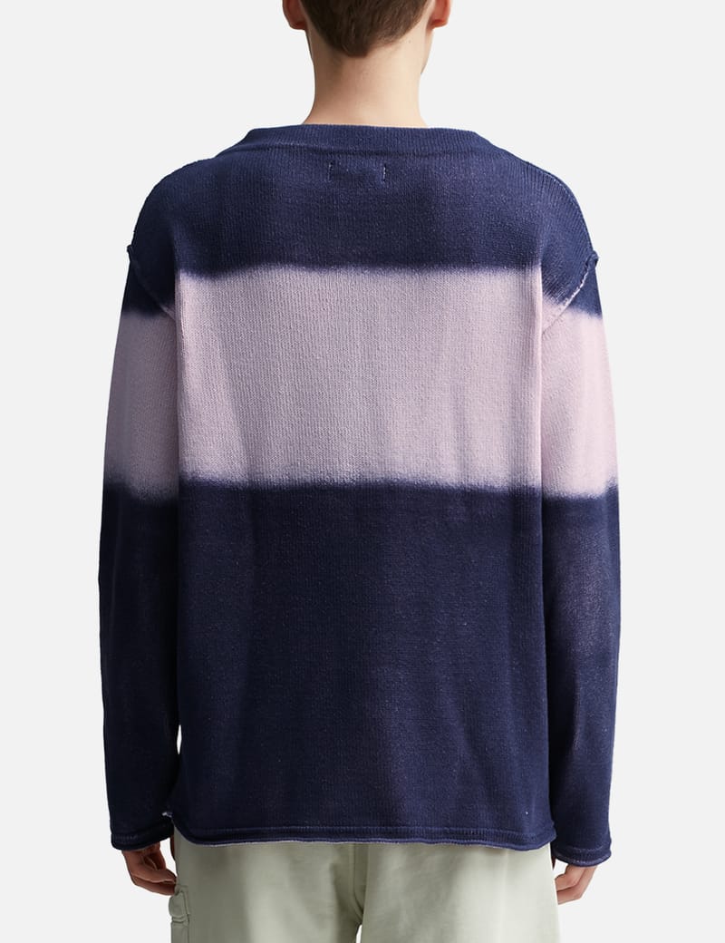 STONE  80s パープルネイビー ボートネックニット Stone Island - Marina Boat Neck Knit | HBX