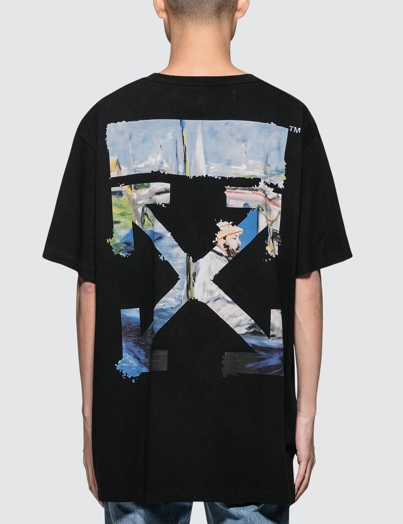 COLORED ARROWS S/S OVER TEE / ブラック