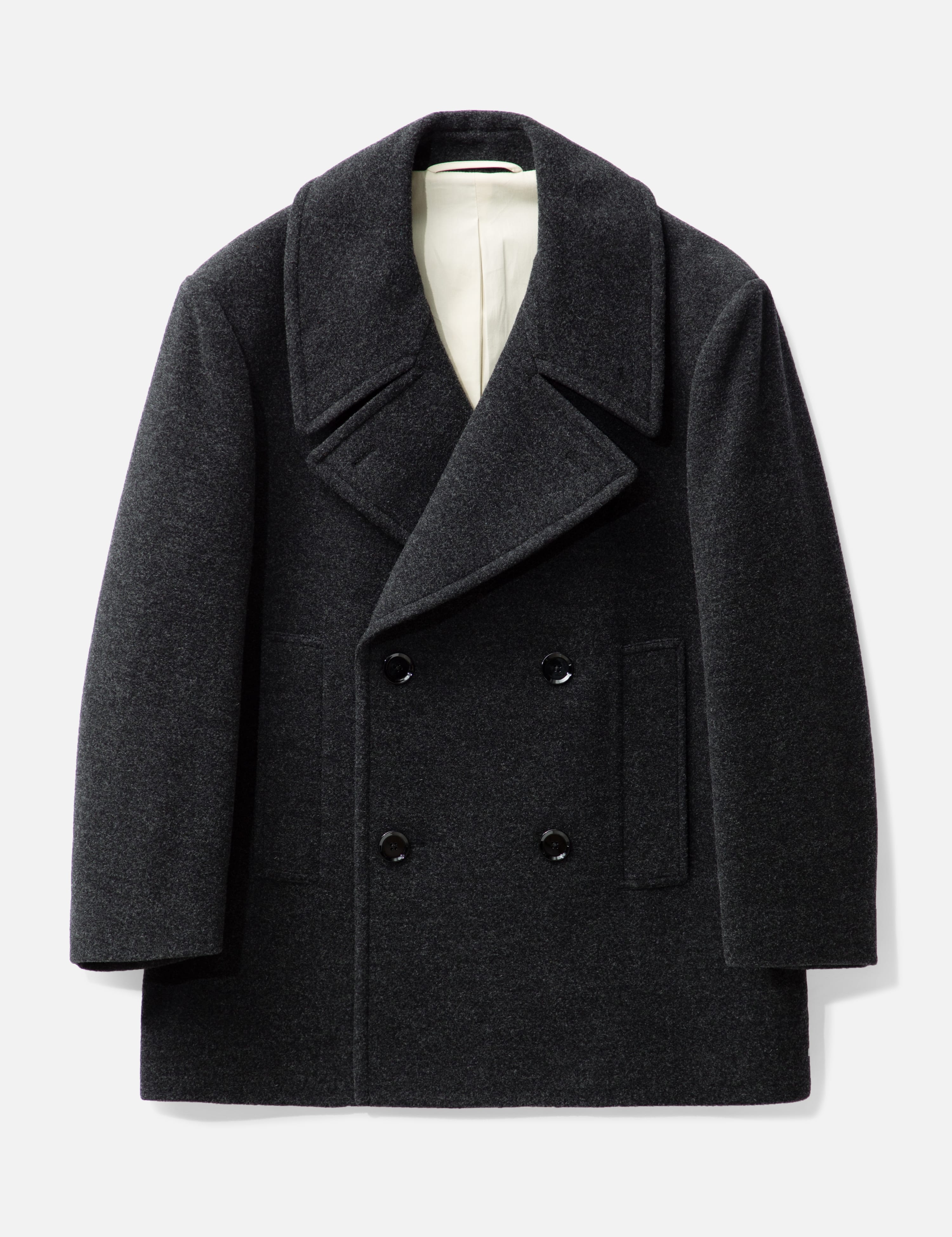Lemaire - Maxi Pea Coat | HBX - Globally Curated Fashion and