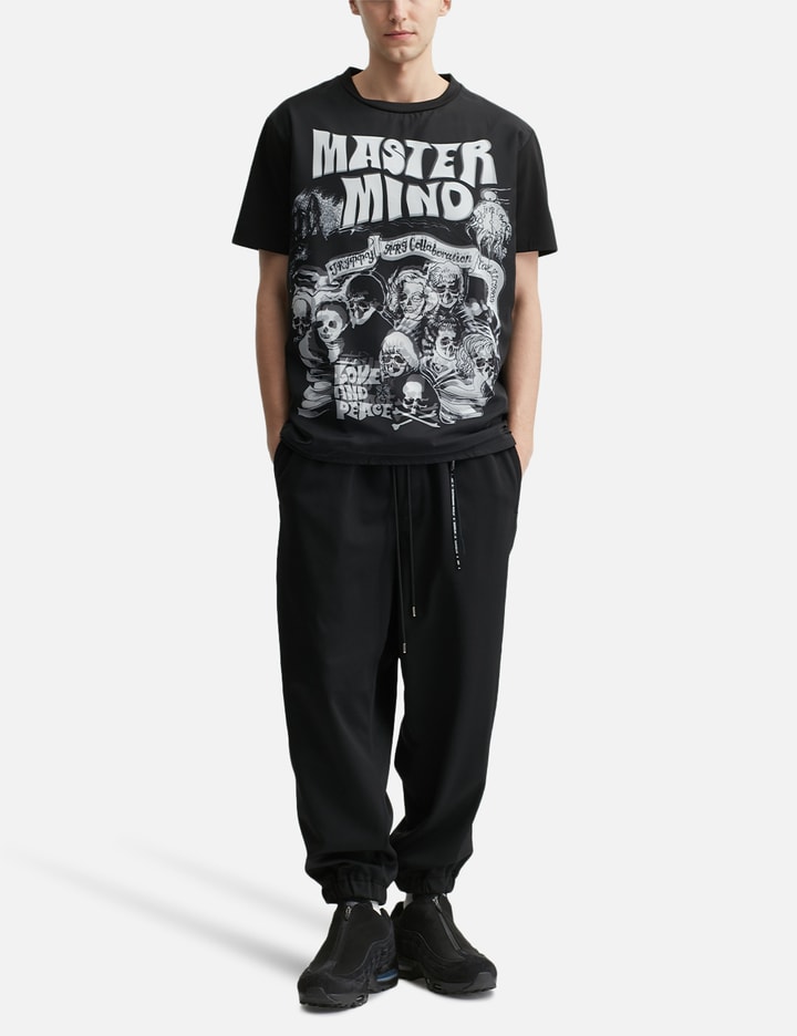 Mastermind Japan mastermind JAPAN x Trippy Art Rock Stars Tee - Black ...