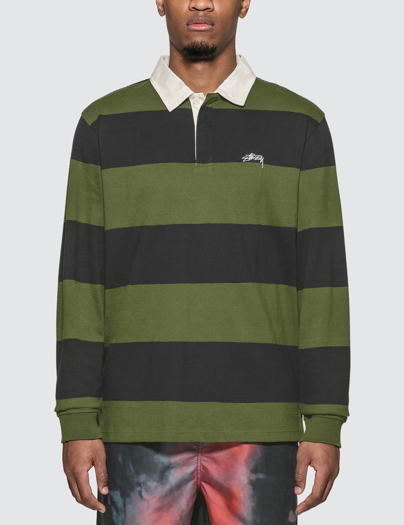 Stüssy - Classic Stripe Rugby Shirt | HBX - Globally Curated 
