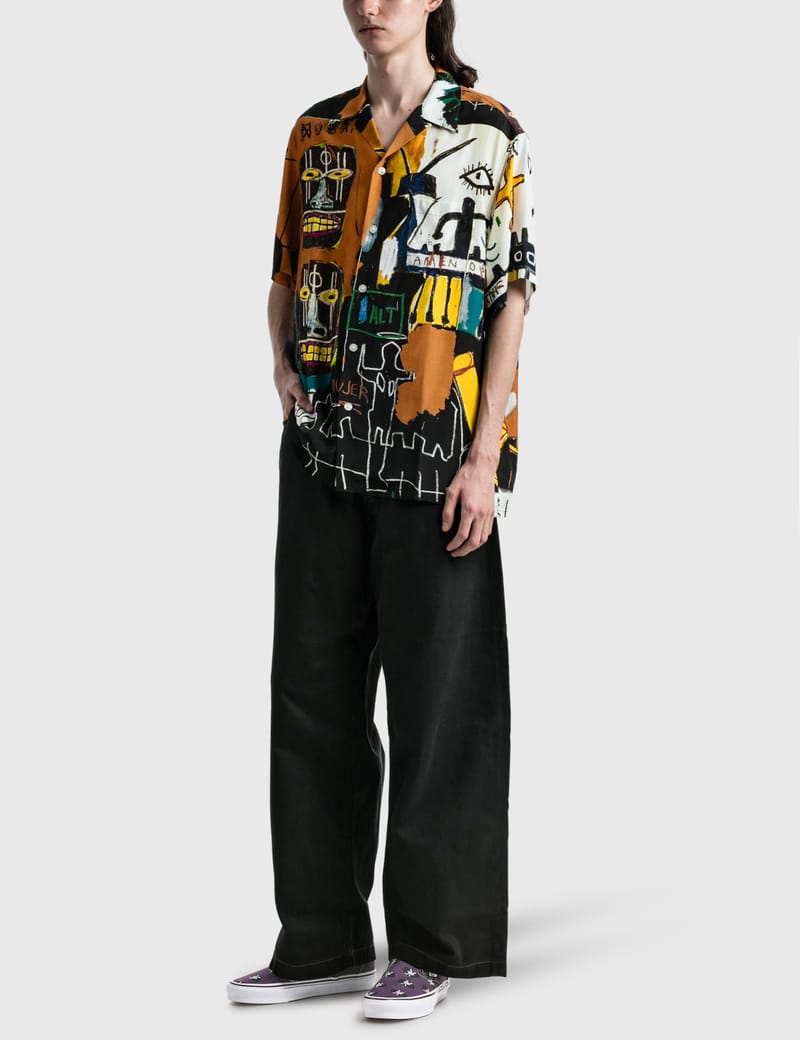 Wacko Maria - Wacko Maria X Jean-michel Basquiat SS Hawaiian Shirt ( Type-4  ) | HBX - Globally Curated Fashion and Lifestyle by Hypebeast