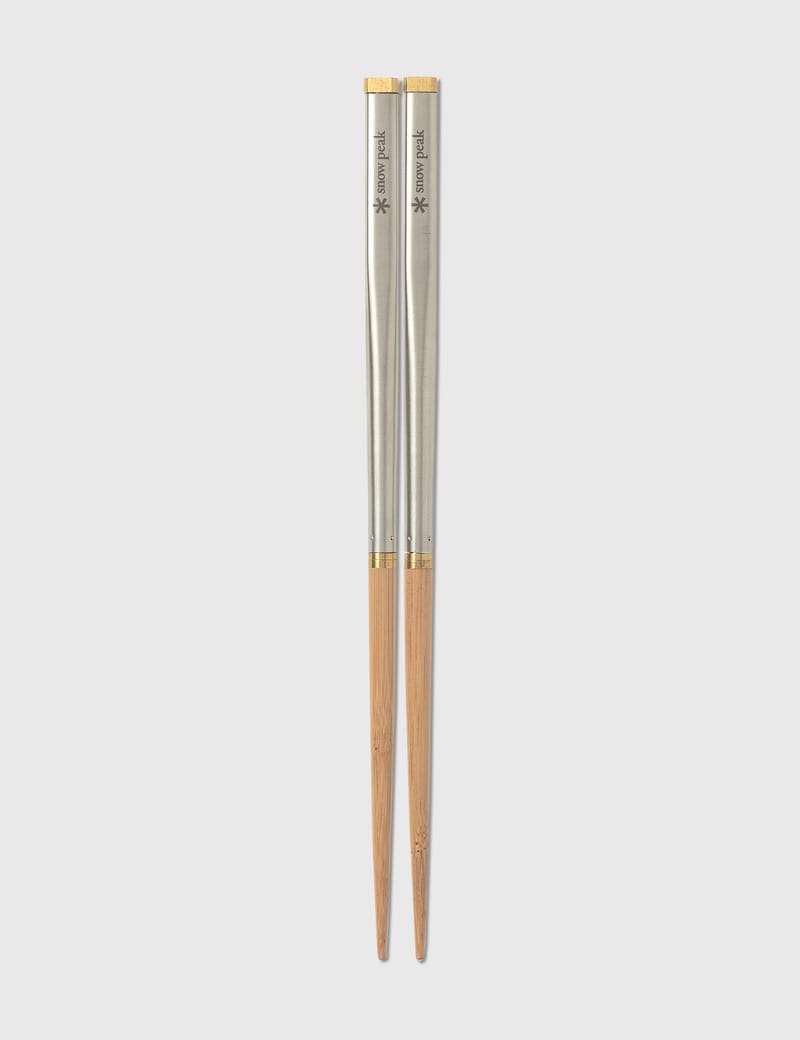 thumbnail image 2 of Snow Peak Wabuki Carry-On Chopsticks (Large SCT-111) – Japanese Wood & Aluminum 2 of 3