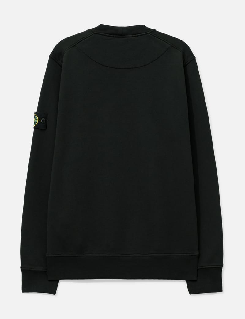 Stone Island Garment Dyed Cotton Fleece Sweatshirt - オーガニック