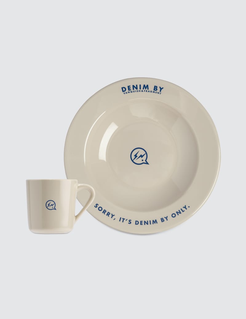 Denim By Vanquish & Fragment - Cup & Plate Set | HBX - ハイプ