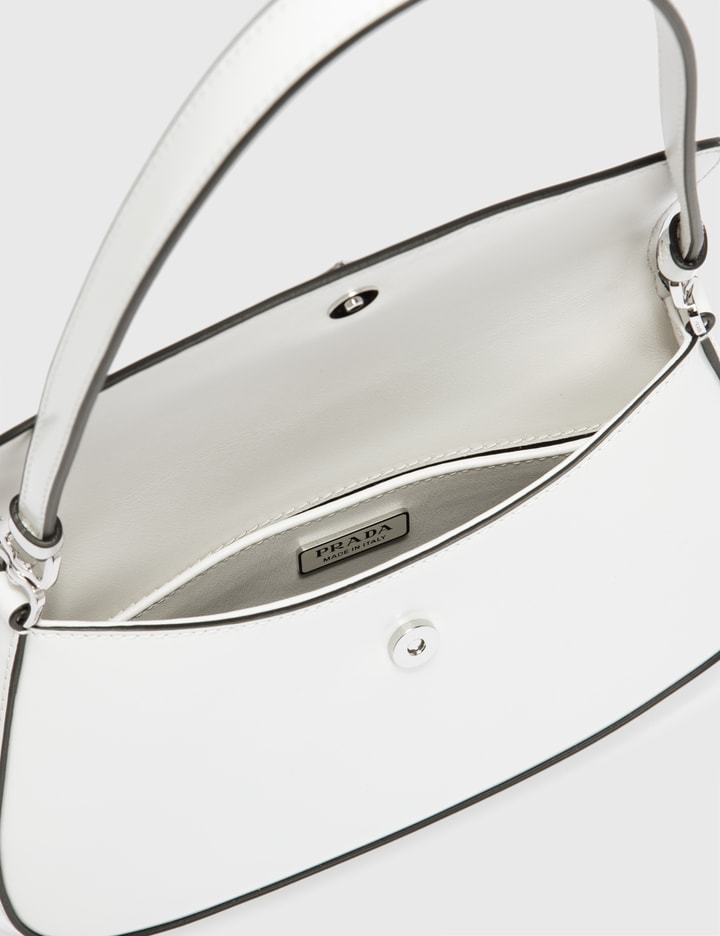 Prada Cleo Brushed Leather Shoulder Bag With Flap HBX Globally