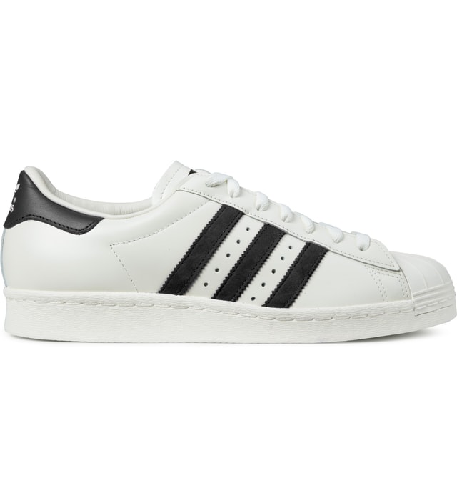 Adidas Originals - Vintage White/Black Superstar 80s DLX B25963 Shoes | HBX