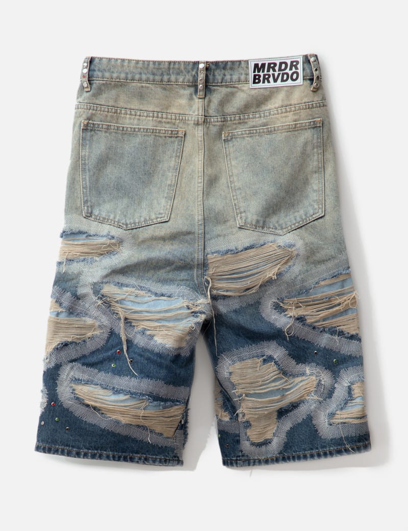 Who Decides War - Chrome Stud Embroidered Short | HBX