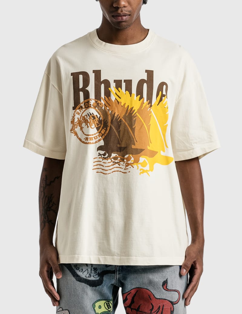 Rhude - POSTAGE T-SHIRT | HBX - Globally Curated Fashion and