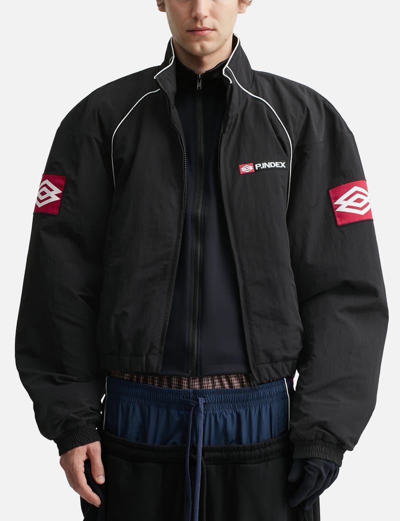 Protocol-Index Exaggerated Shoulder Track Jacket - Cotton track