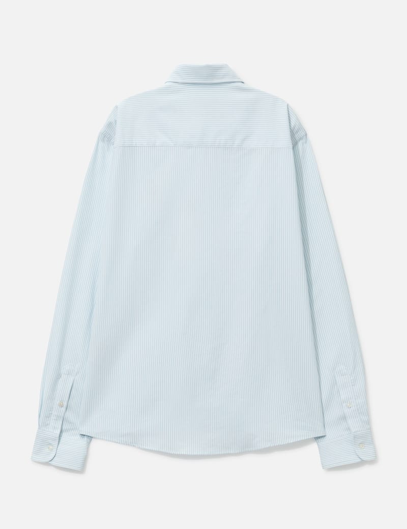 Ami Ami De Coeur Button Down Shirt - Sky blue & white classic-fit