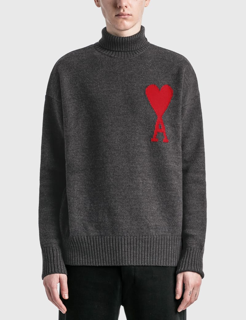 Ami - Ami De Coeur Funnel Neck Sweater | HBX - Globally Curated