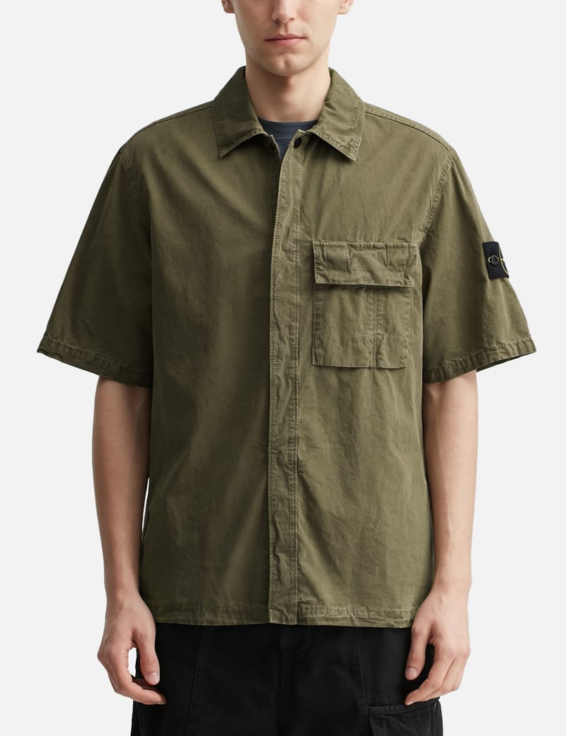 ストーンアイランド - Marina Hooded Stripe Shirt | HBX