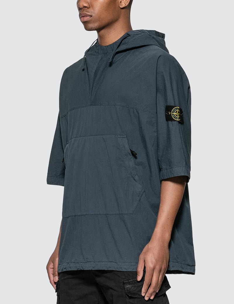 トップス STONE  Hooded Anorak Overshirt Stone Island - Hooded Anorak Overshirt | HBX