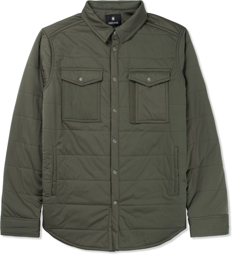 Snow Peak - Olive Flexible Insulated Shirt | HBX - Globally